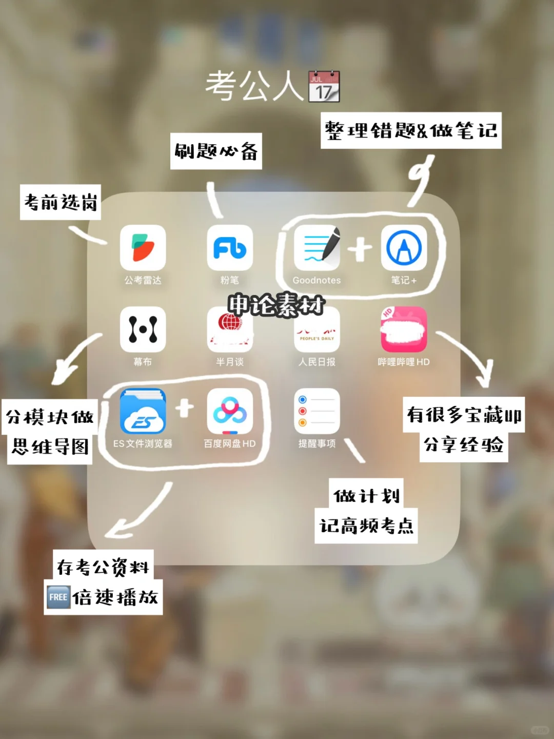 考公人好用软件分享（自用无广）