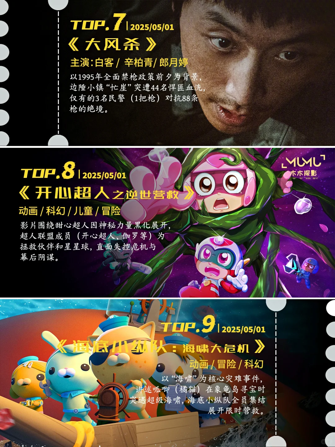 🎬 2025五一档电影推荐｜