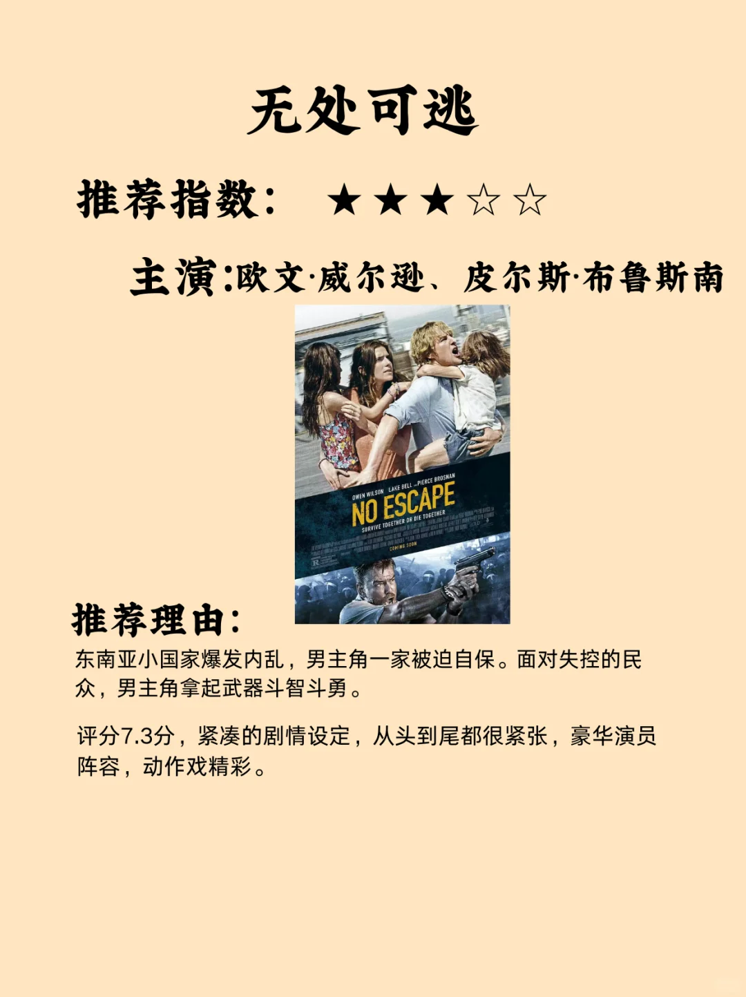 5部全程无废话的动作爽片，紧张感全程拉满