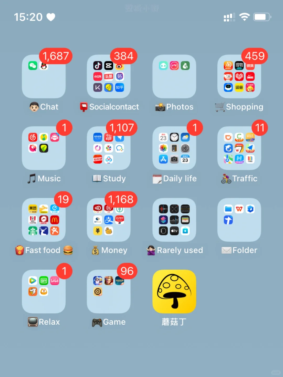 苹果手机桌面整理分享