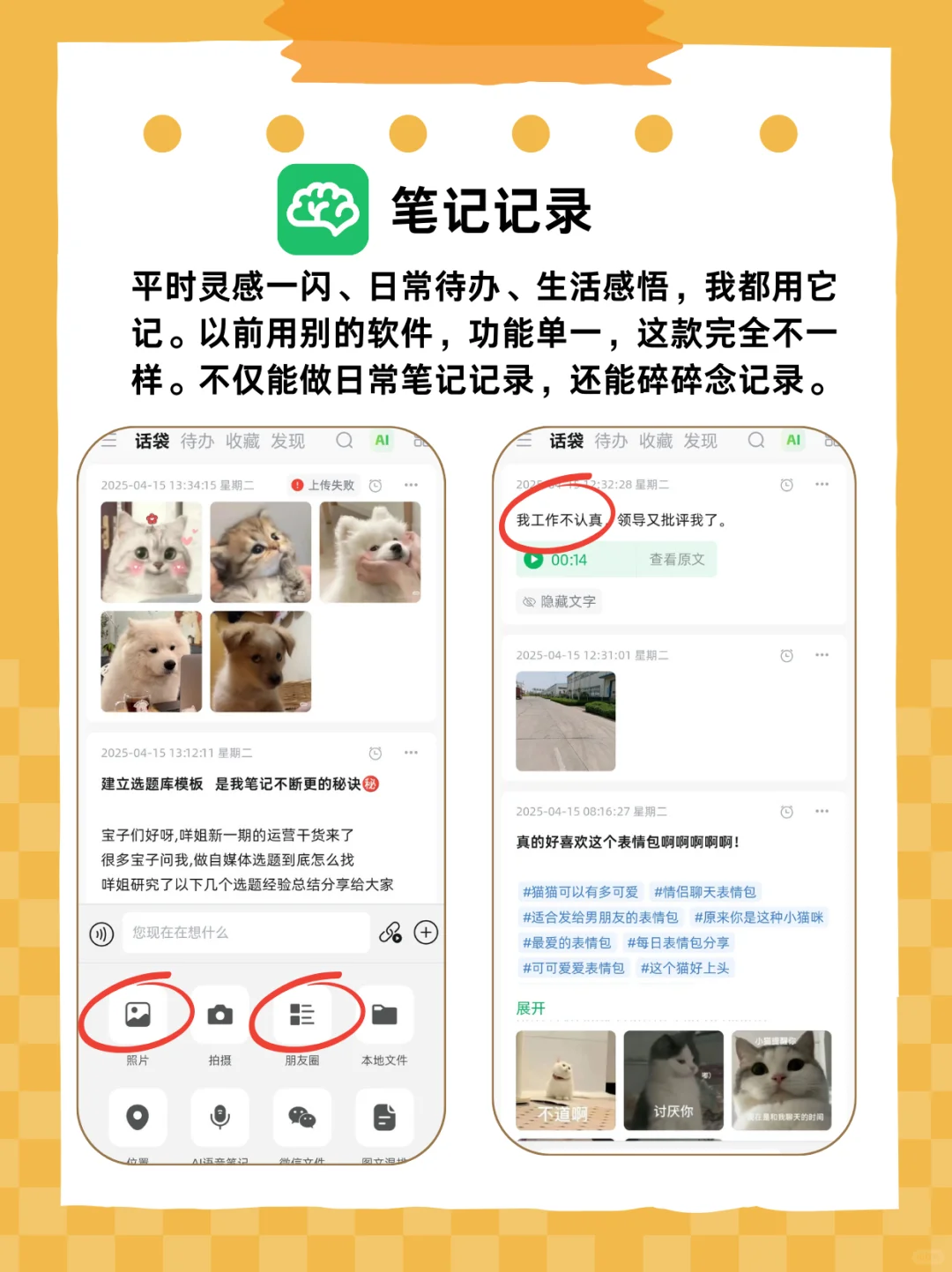 发现了一个很好用的记录软件！