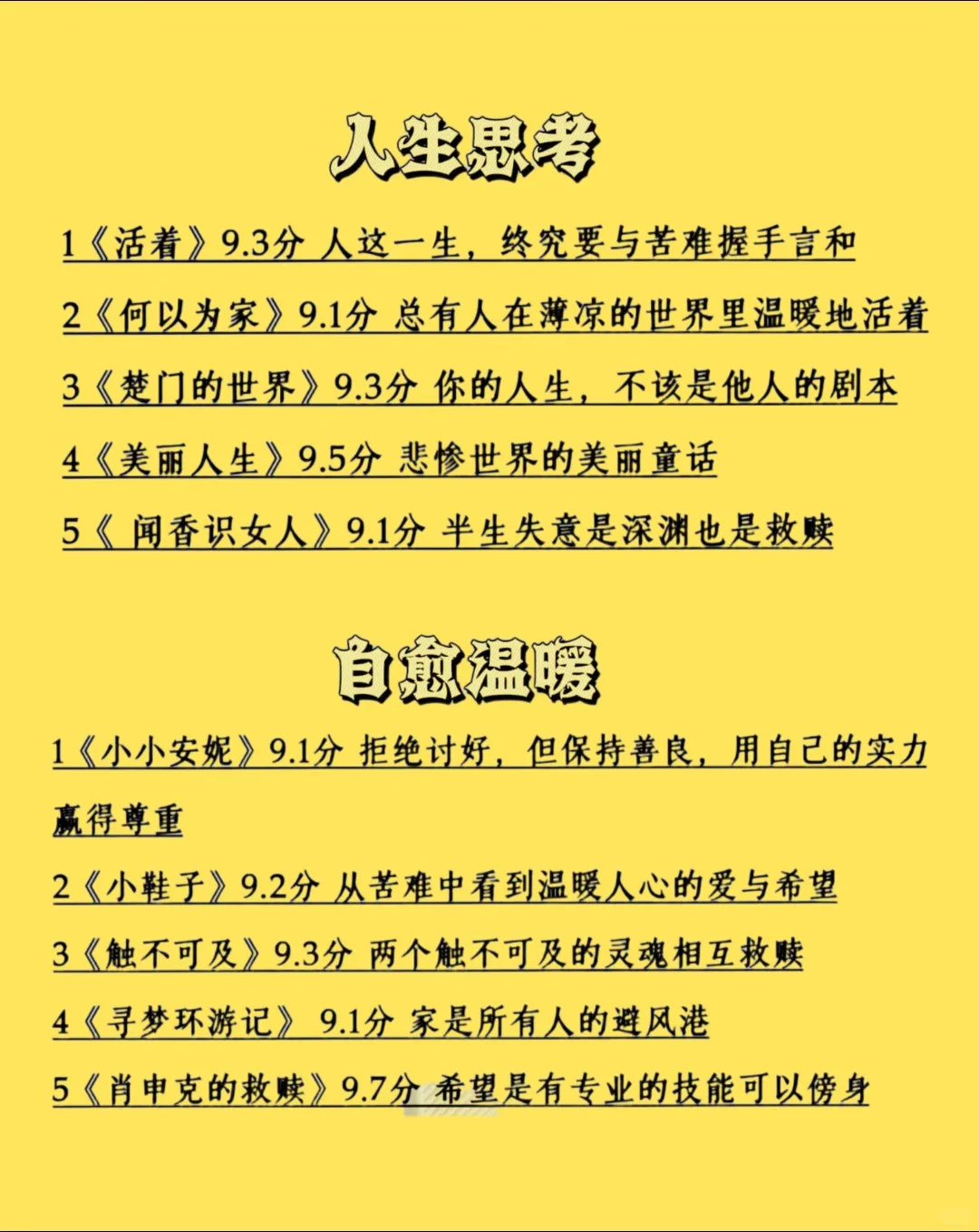 狂刷这40部佳作，思维真的能飞速提升！