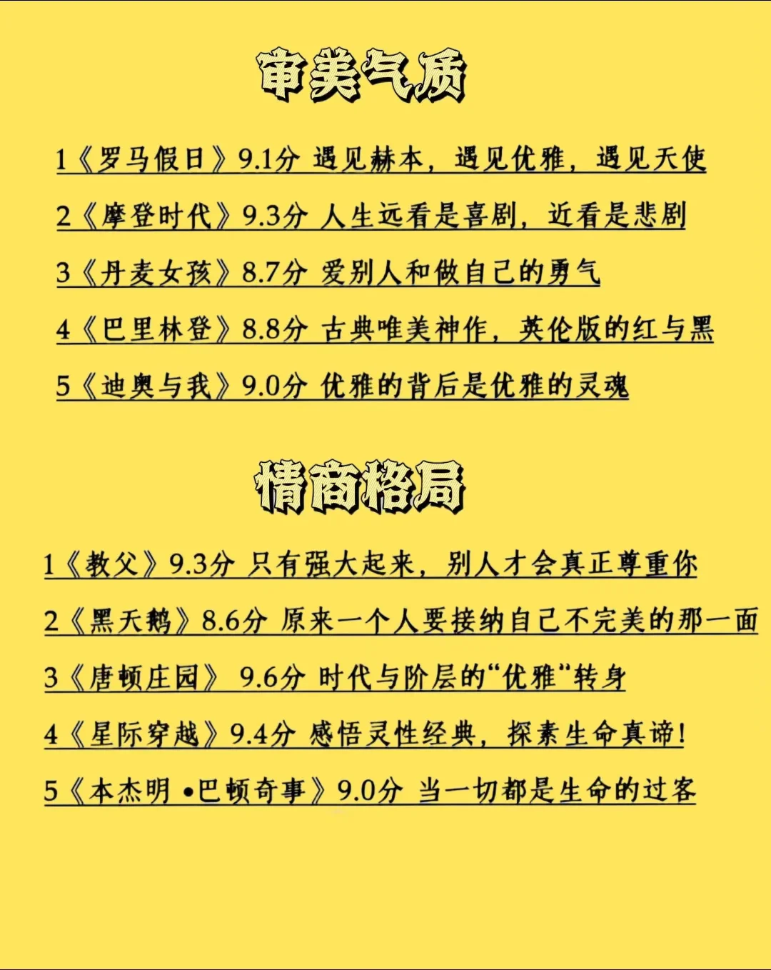 狂刷这40部佳作，思维真的能飞速提升！