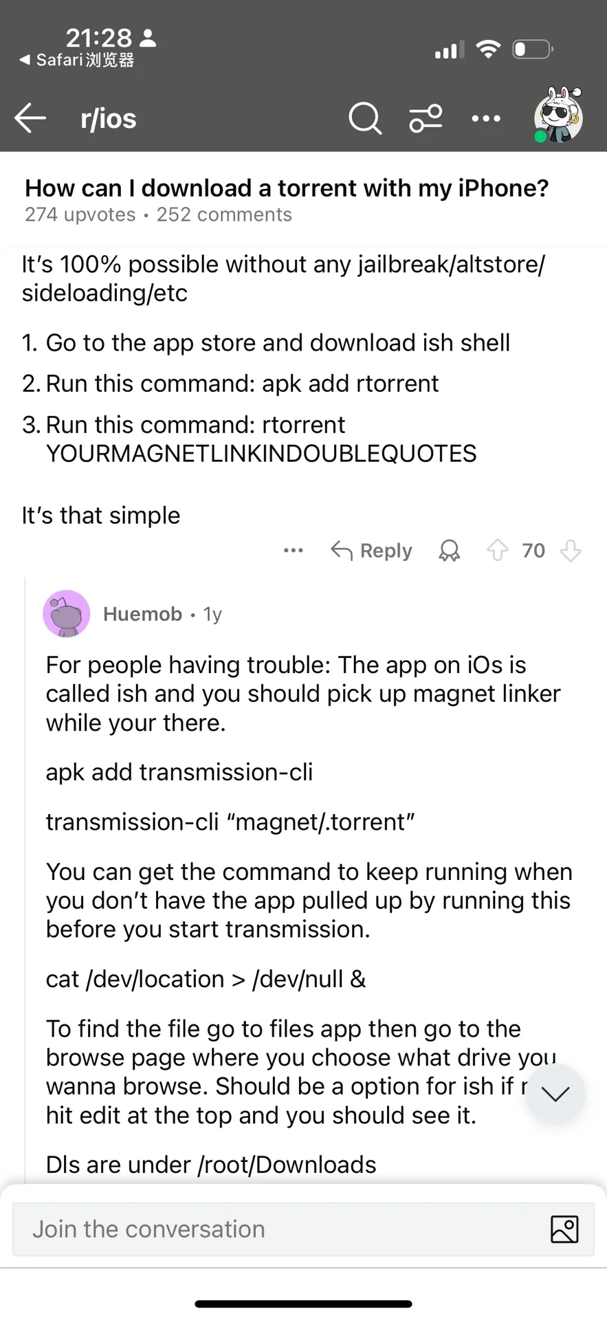 iOS用户原来不用迅雷也能下种子