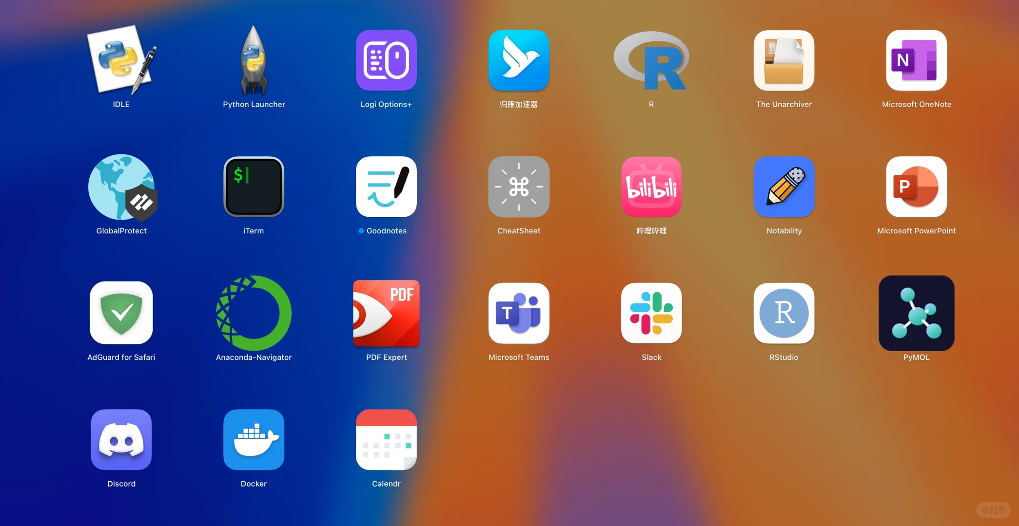 北美化工博士生Mac常用软件