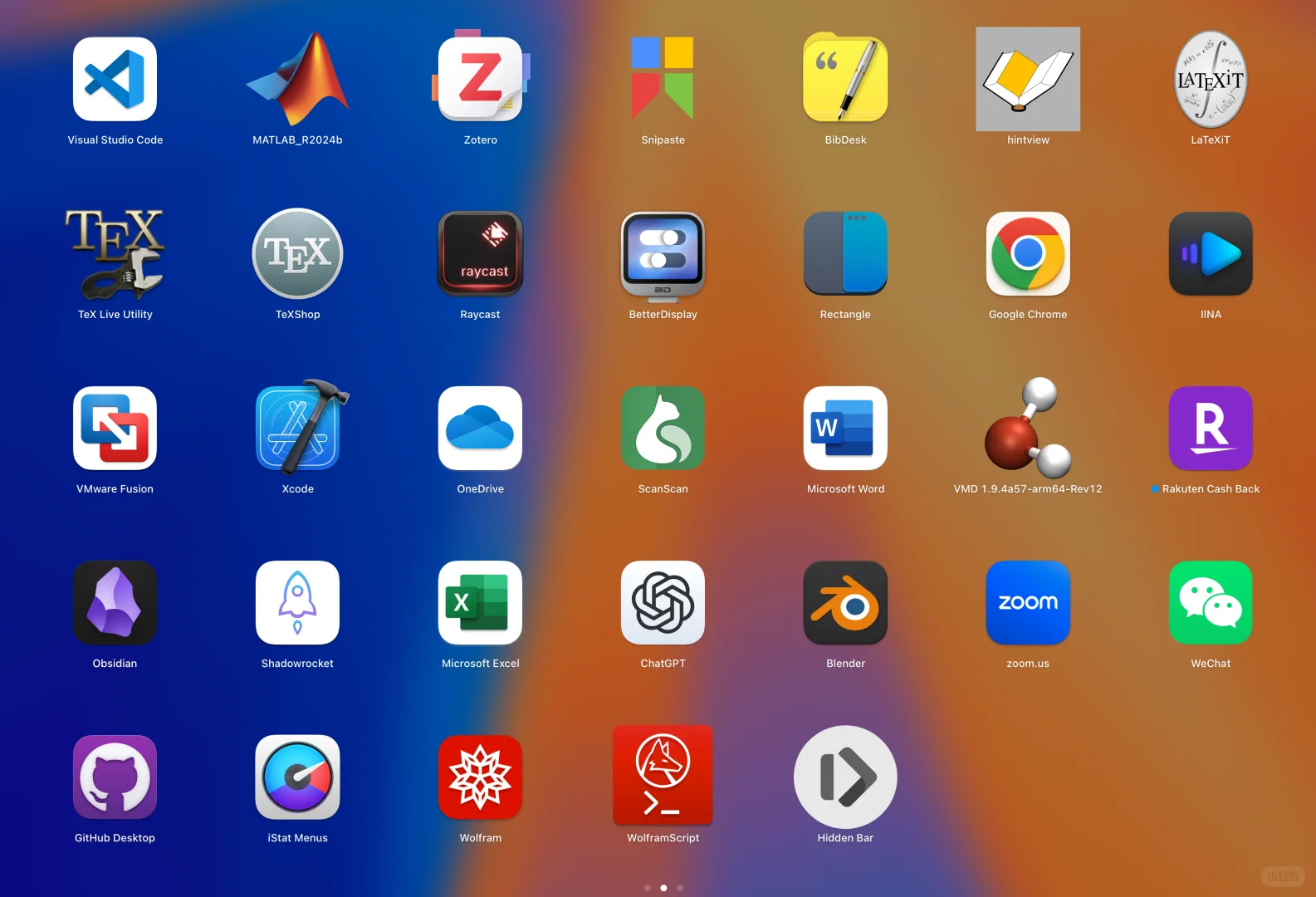 北美化工博士生Mac常用软件