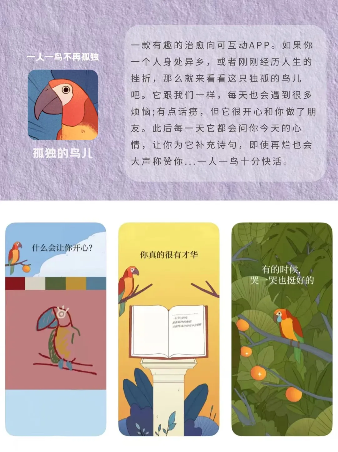 8款易焦虑人群必备小众治愈APP