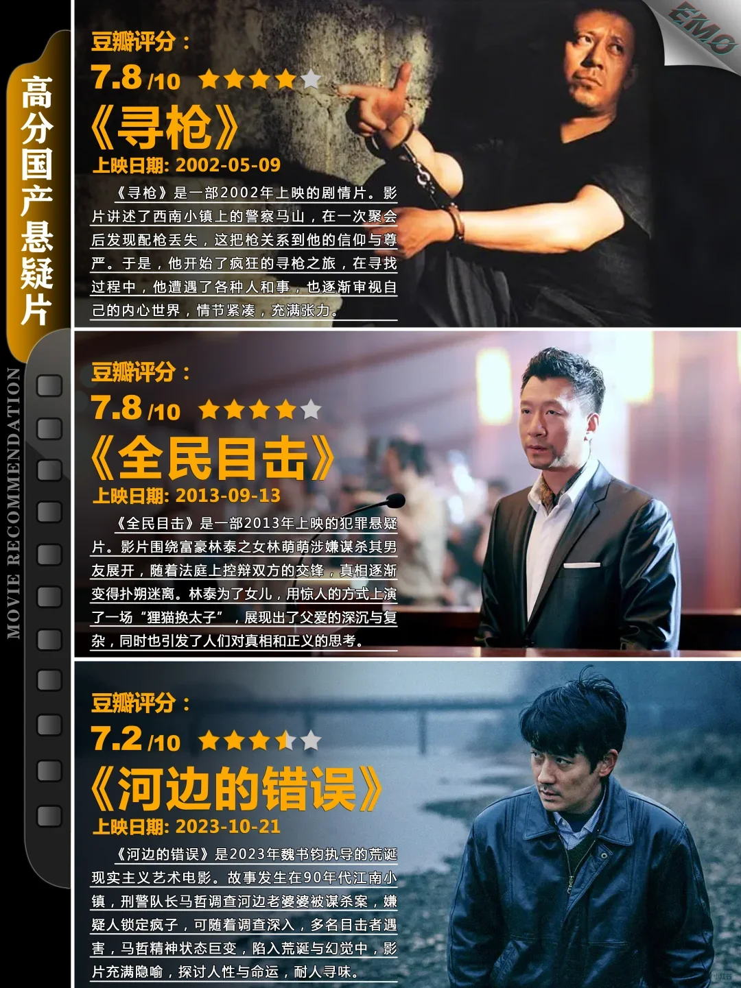 12 部高分国内电影之国产悬疑片推荐