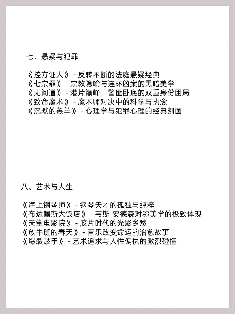 必看的50部电影