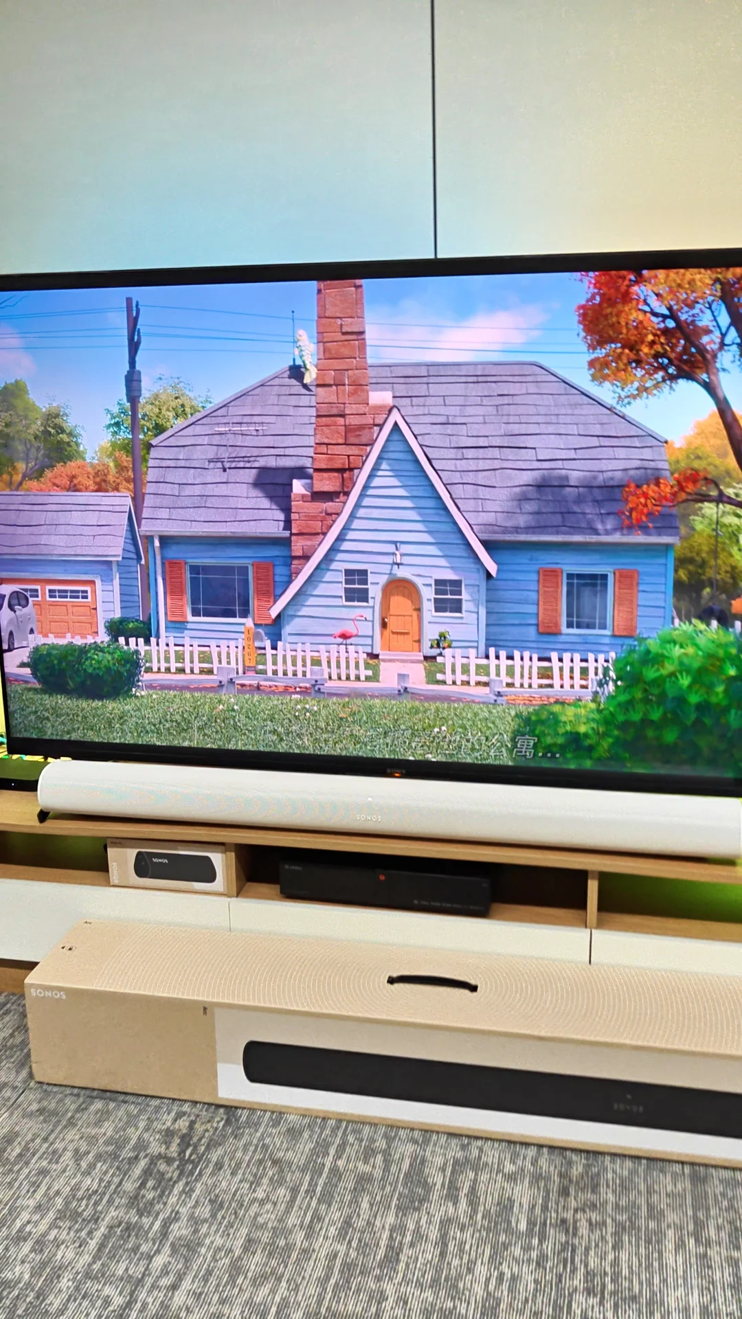 极空间NAS+苹果盒子+电视投影仪