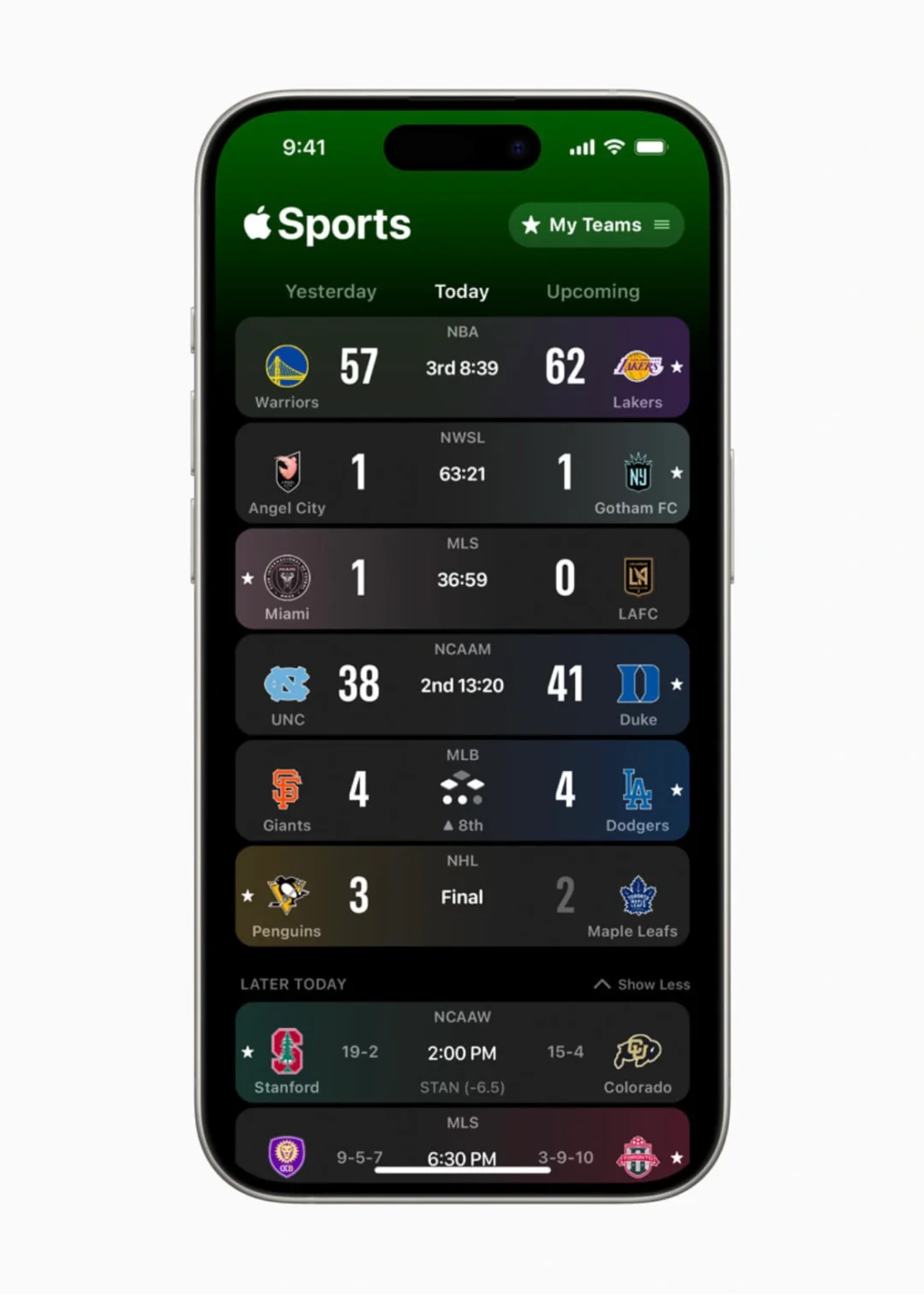 苹果自家体育app Apple Sports已上线