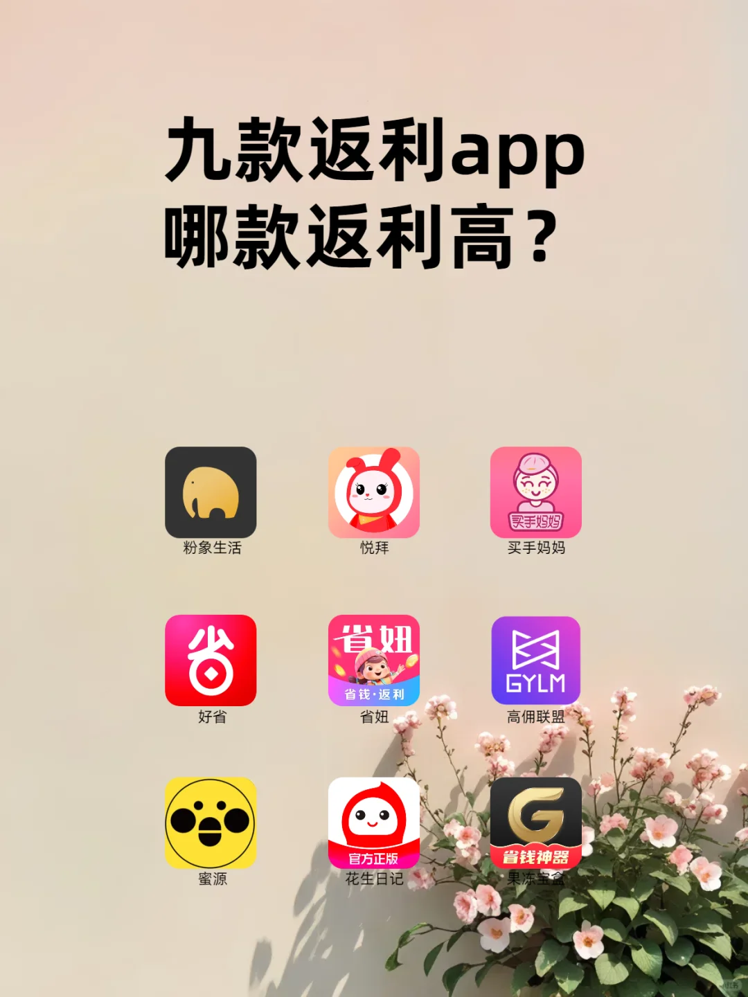 九款返利app哪款返利高？