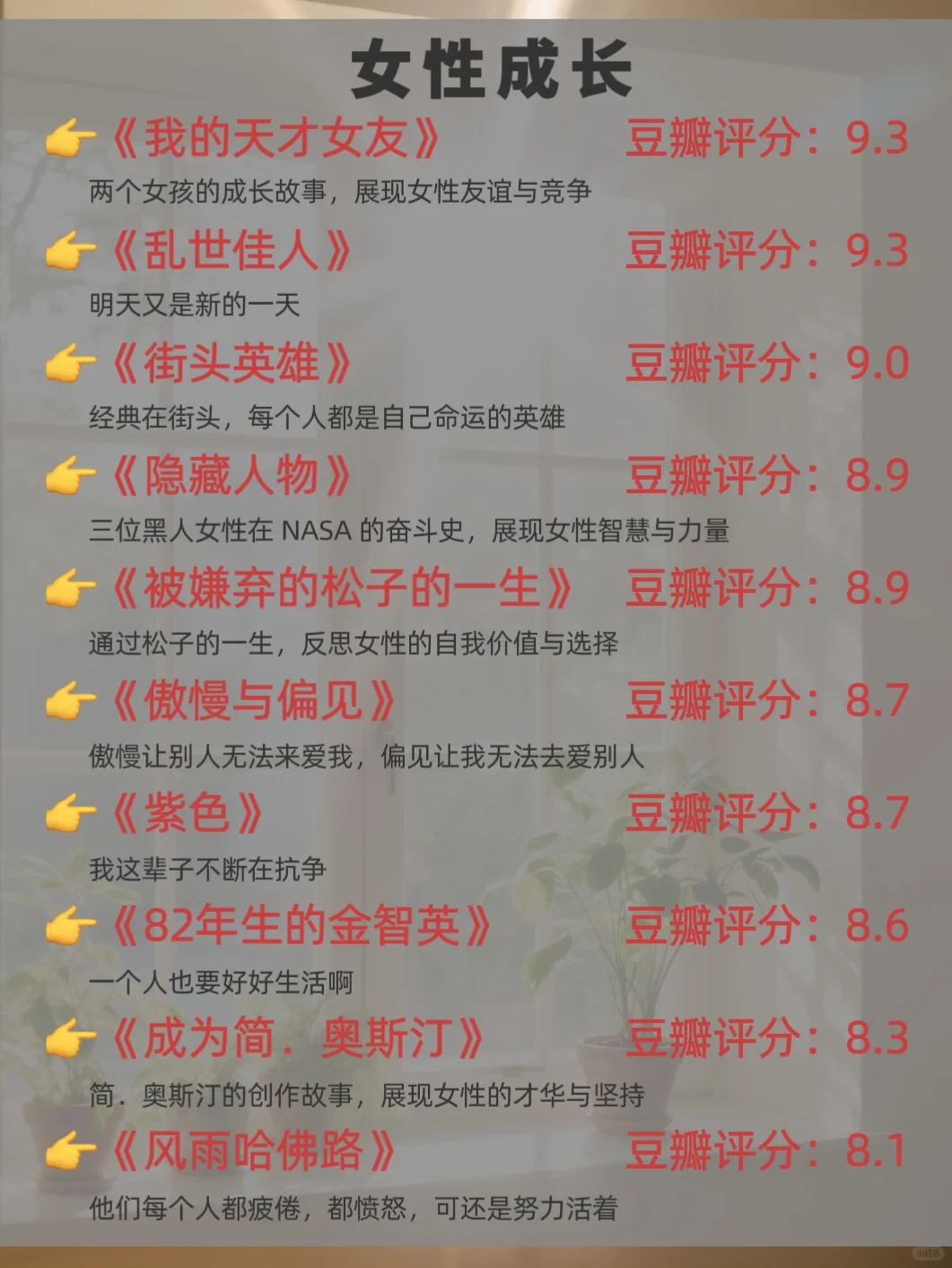 🔥不想看书的时候，就狂刷这70部电影🎬