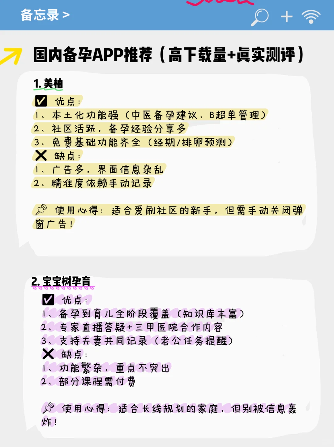 【6款备孕期实用APP，优缺点&心得全公开】