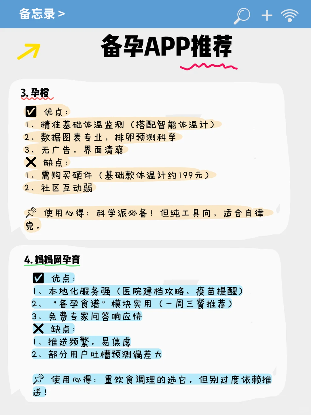 【6款备孕期实用APP，优缺点&心得全公开】
