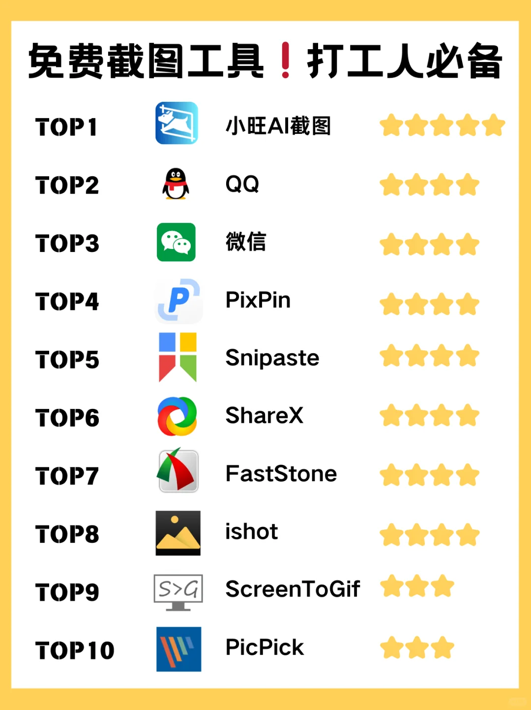 这才是电脑必装的截图软件，别选错