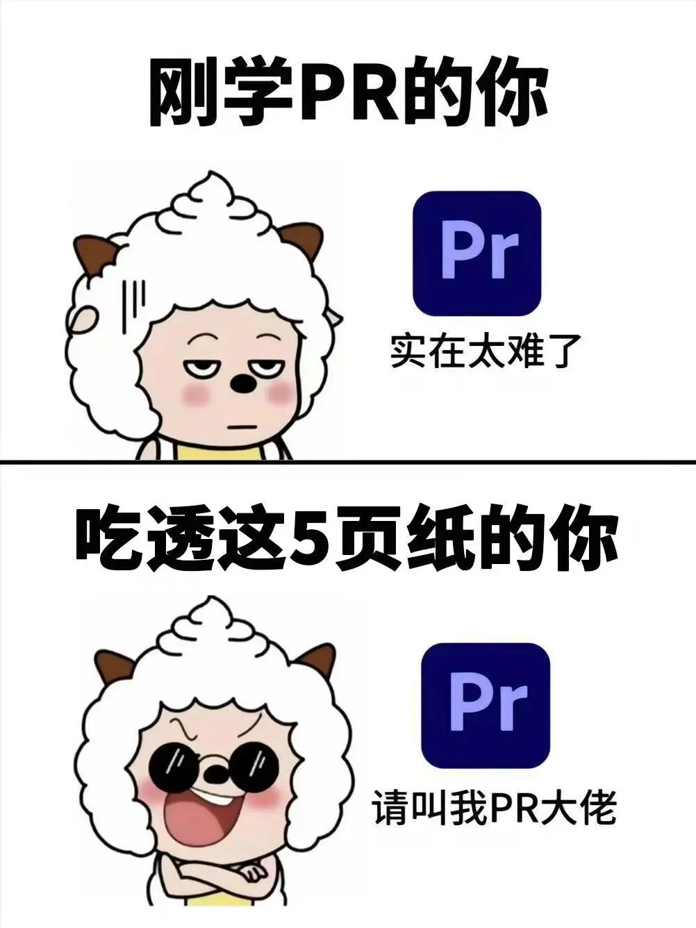 坚持一周练习PR，你的剪辑水平就会很牛🐮