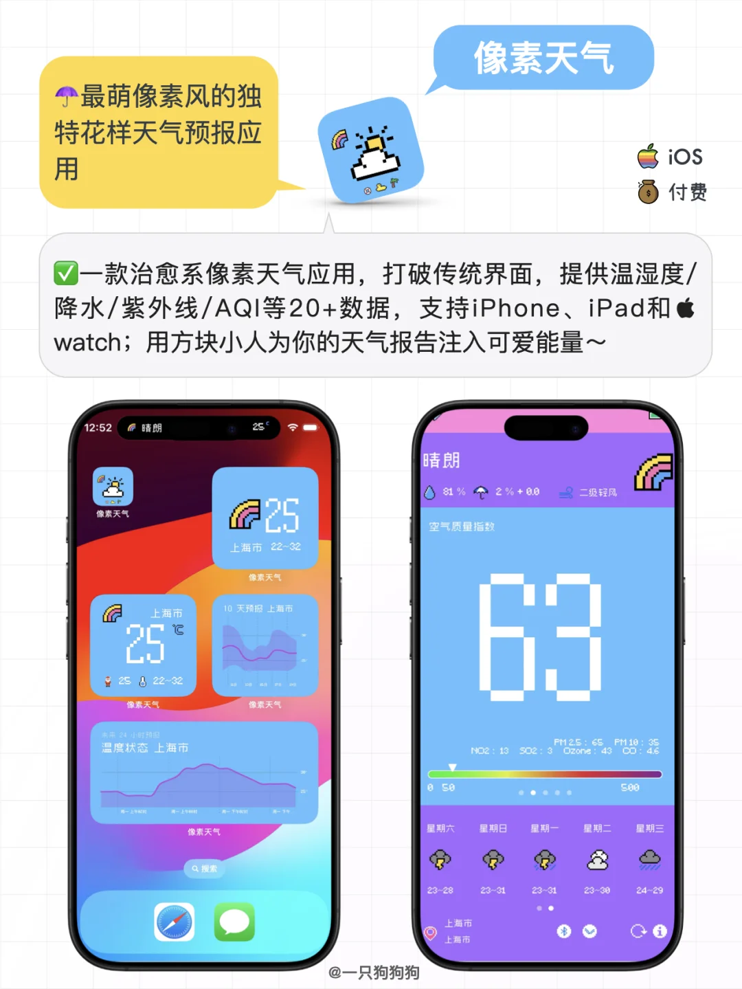 🌤️精选这几款iPhone上有趣高颜值的天气App