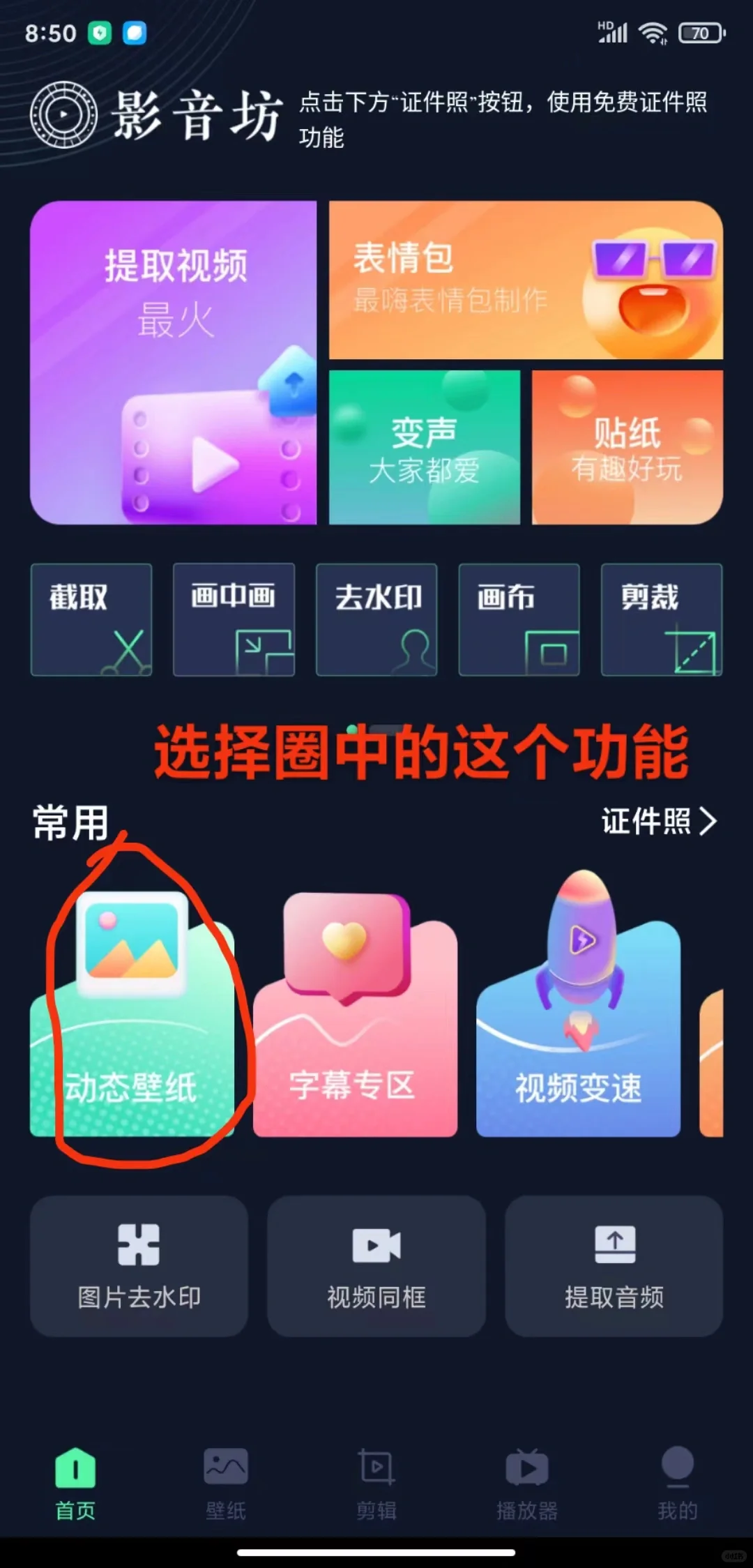 本地视频设置为动态壁纸