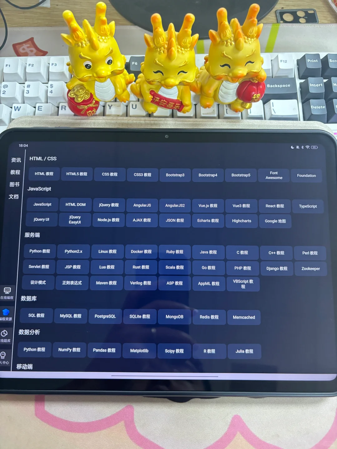 我们计算机人有了ipad是这样的……