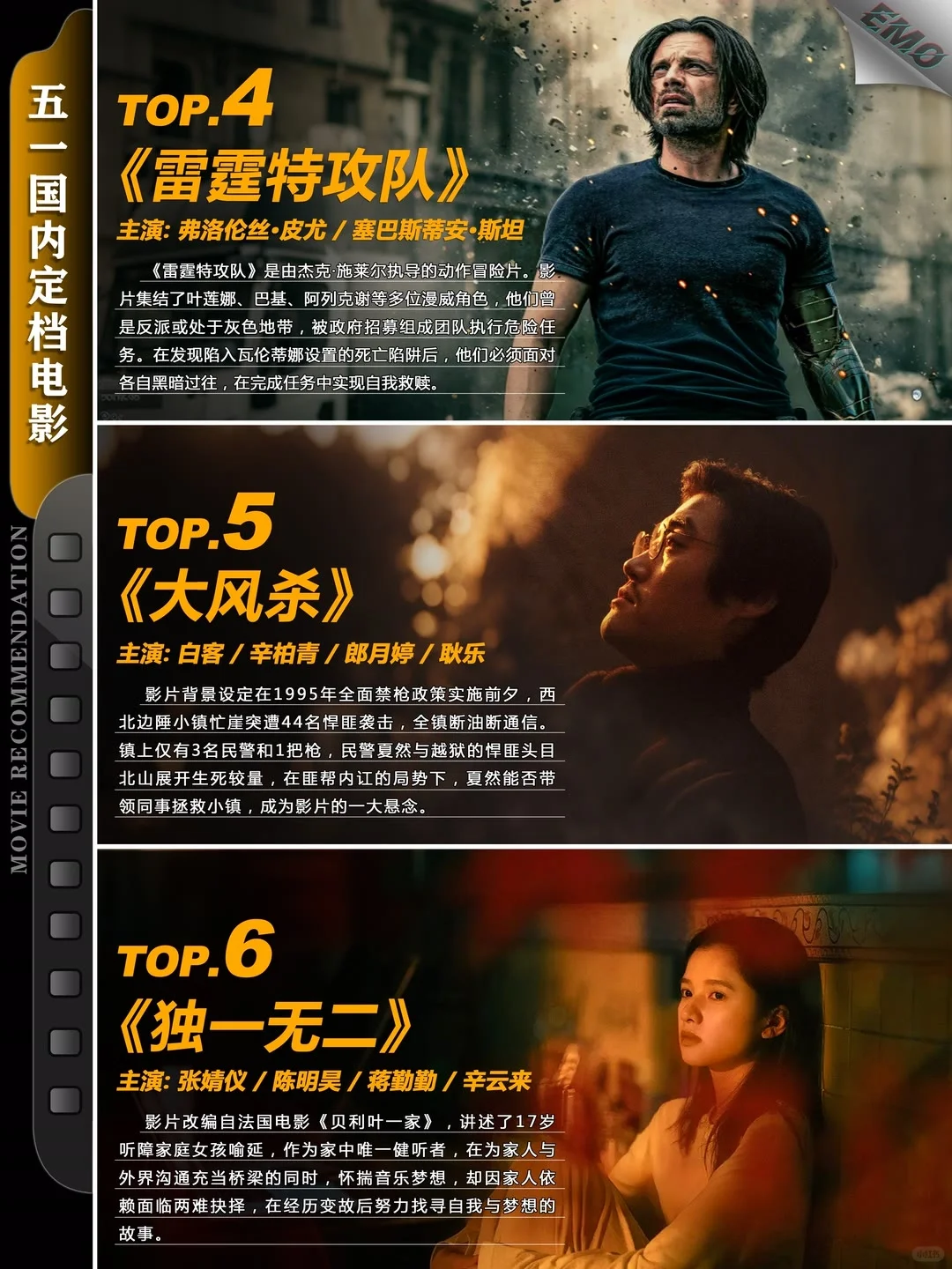 五一国内定档的电影推荐🇨🇳