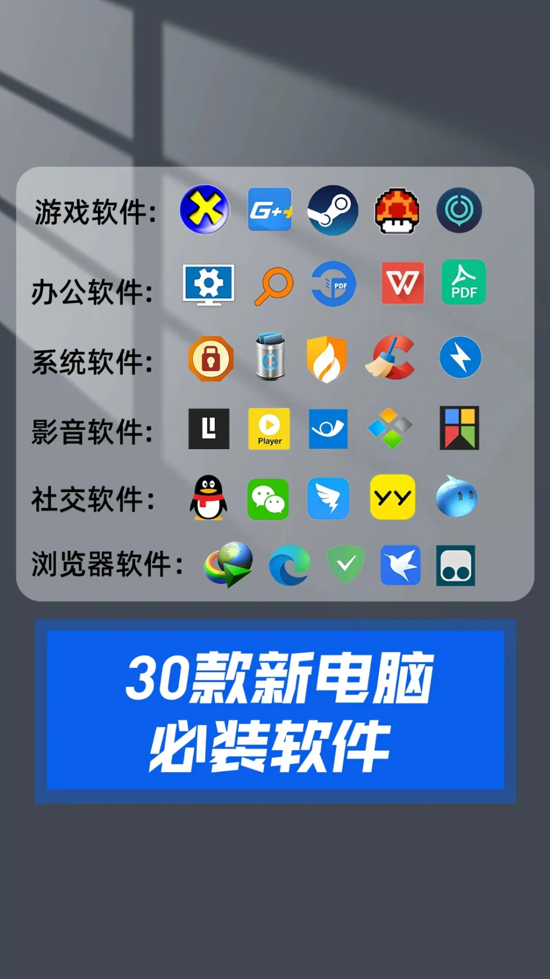 30款电脑好用的软件推荐，你会感谢我的