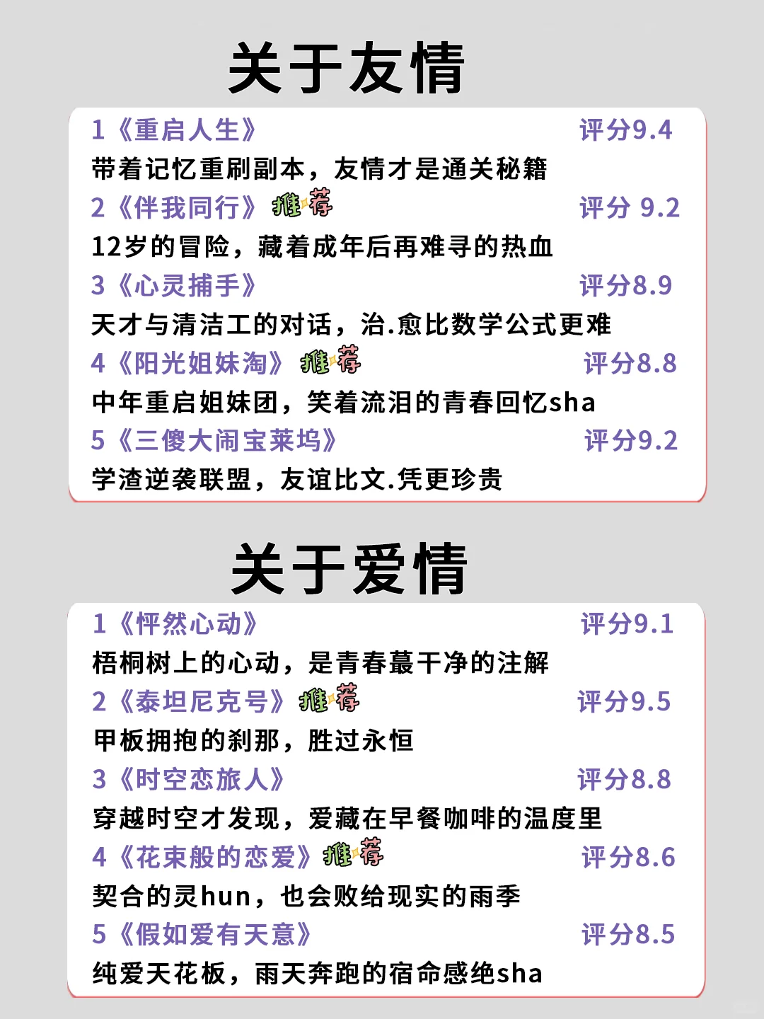 狂刷这40部电影,五一小长假必看‼