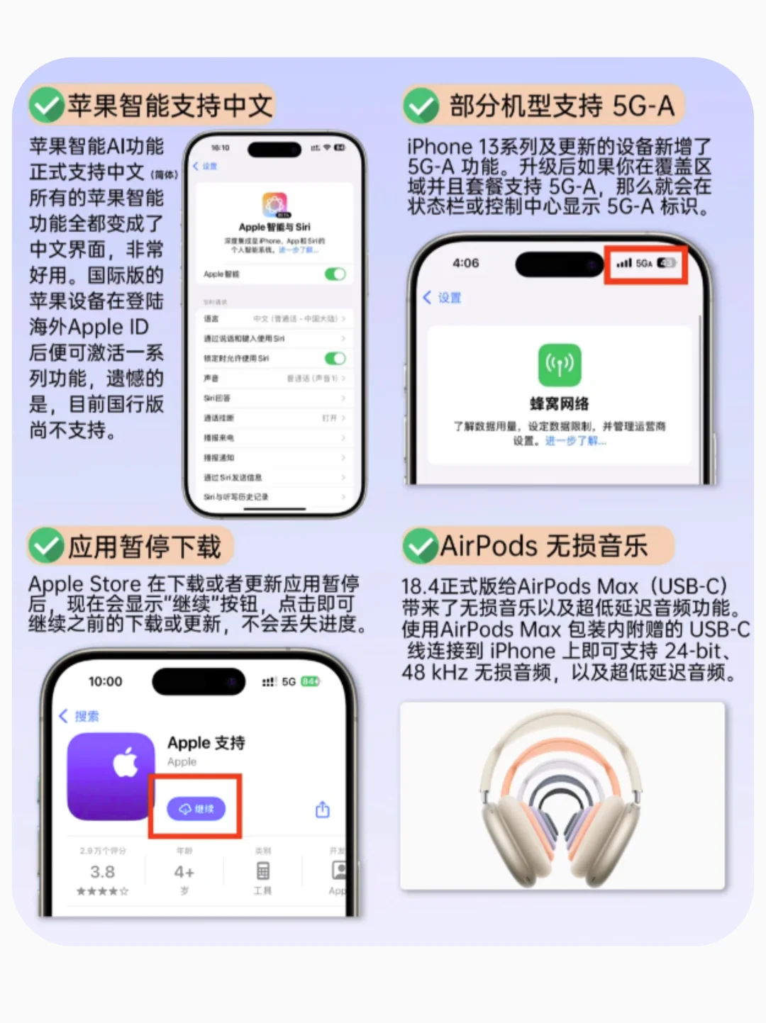 iOS 18.4 你还没更新？细节调整巨多❗️