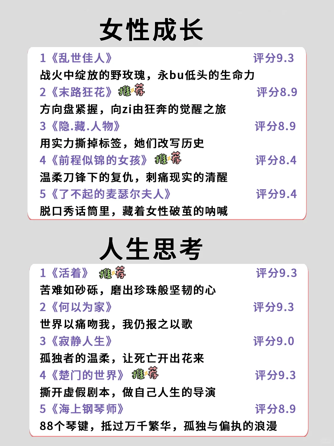 狂刷这40部电影,五一小长假必看‼