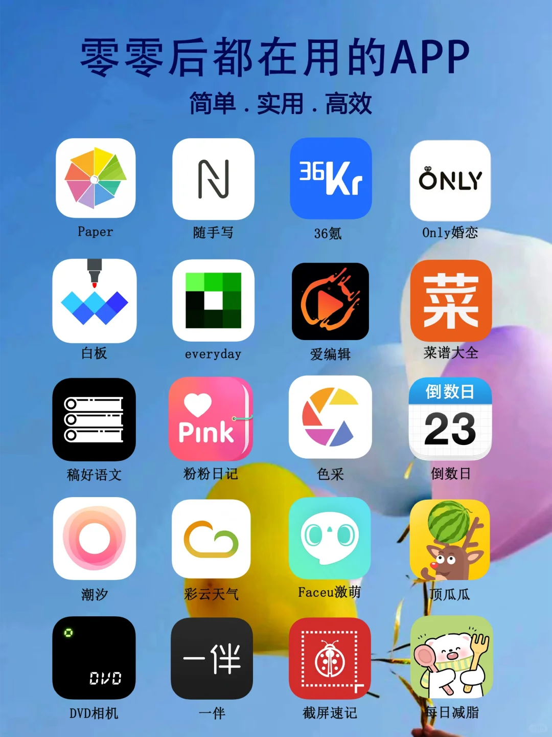 零零后都在用的APP