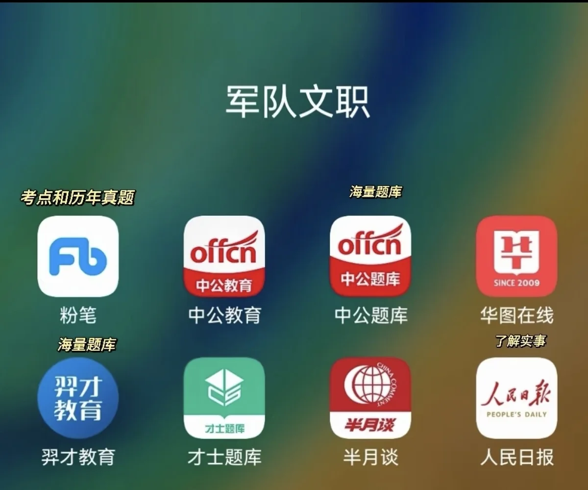 今天给大家整理了一波超全考证app