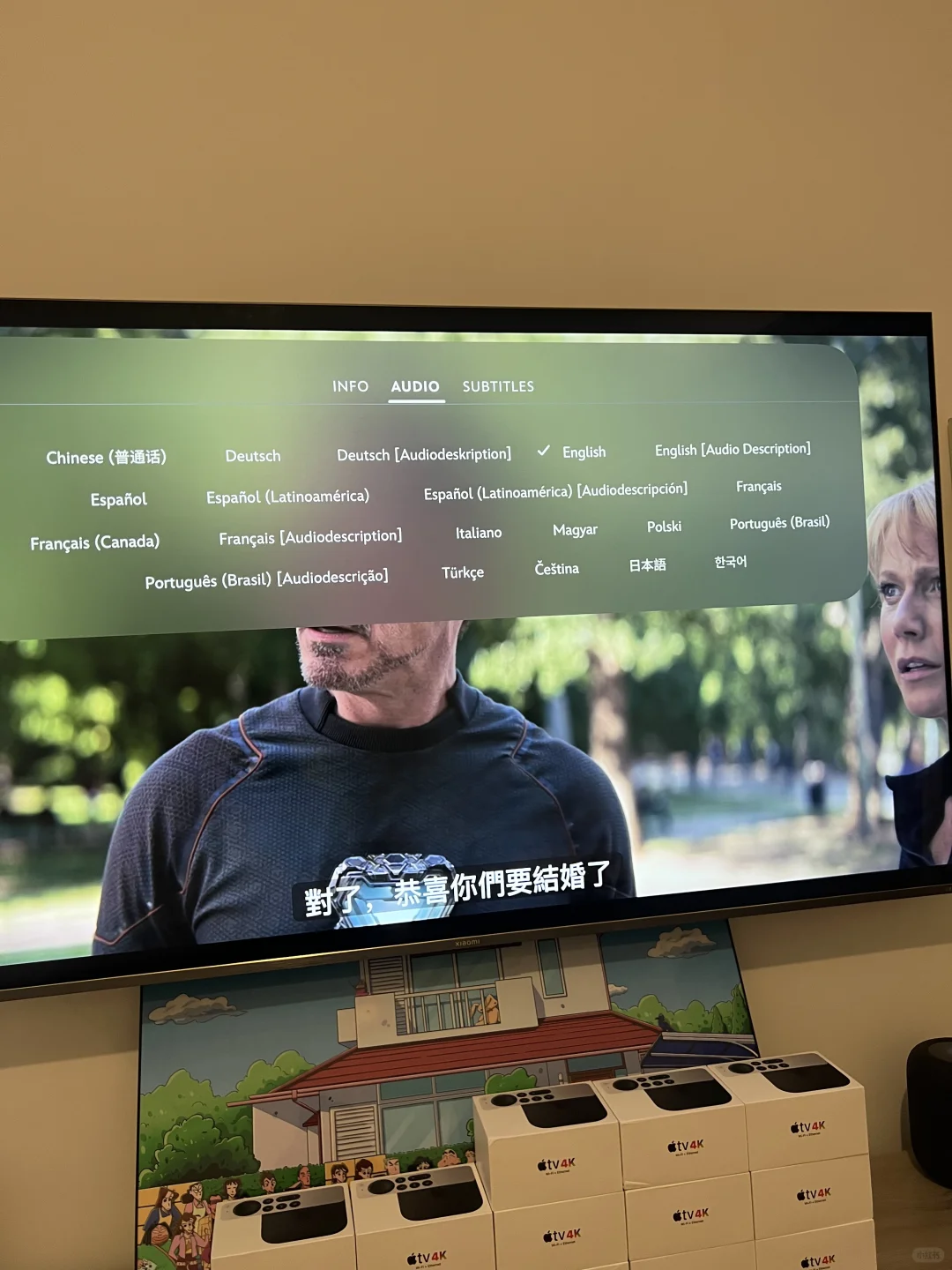 Apple TV设置好了