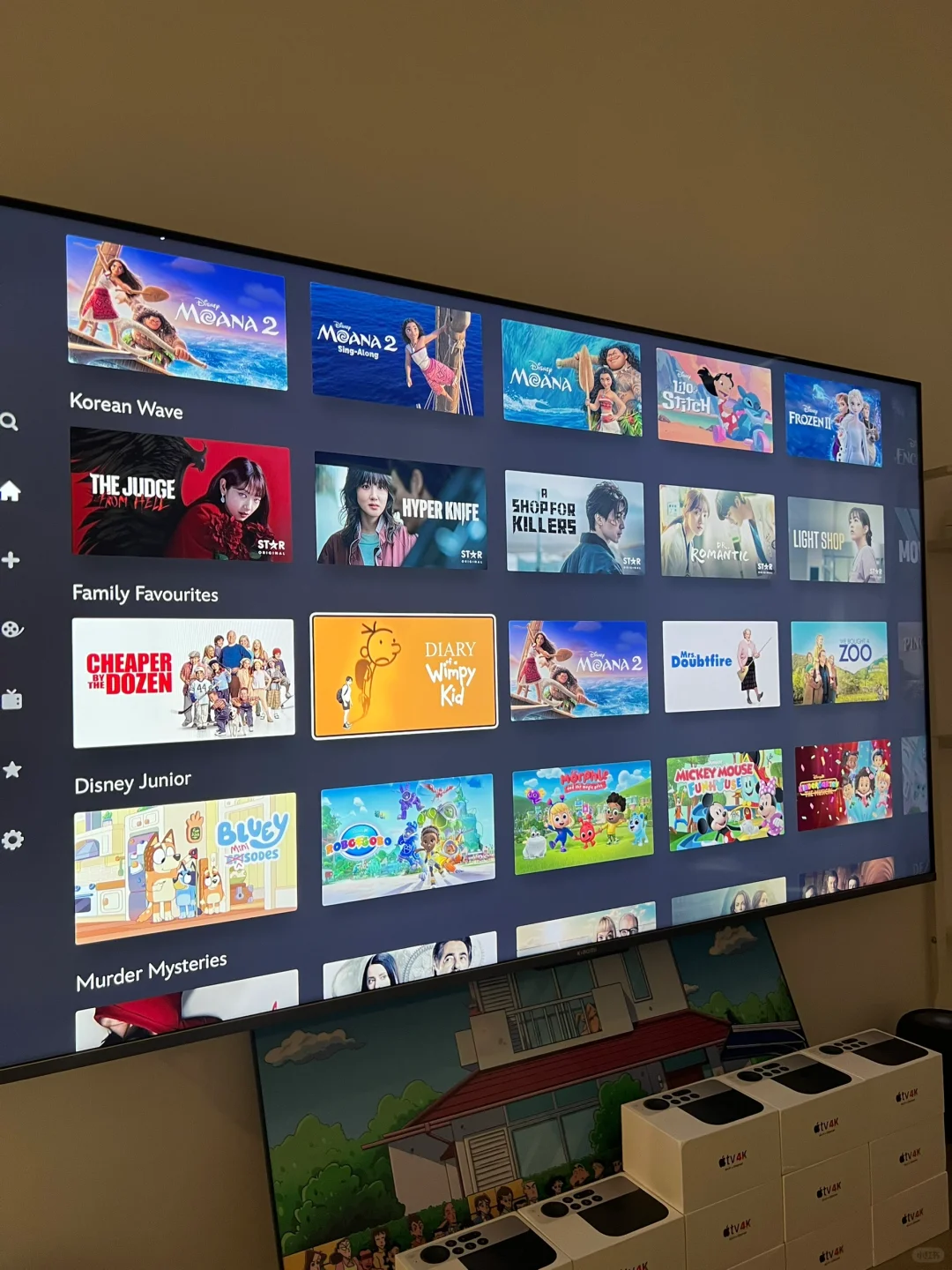 Apple TV设置好了