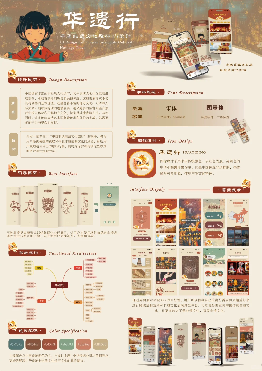 非遗旅行APP设计|华遗行