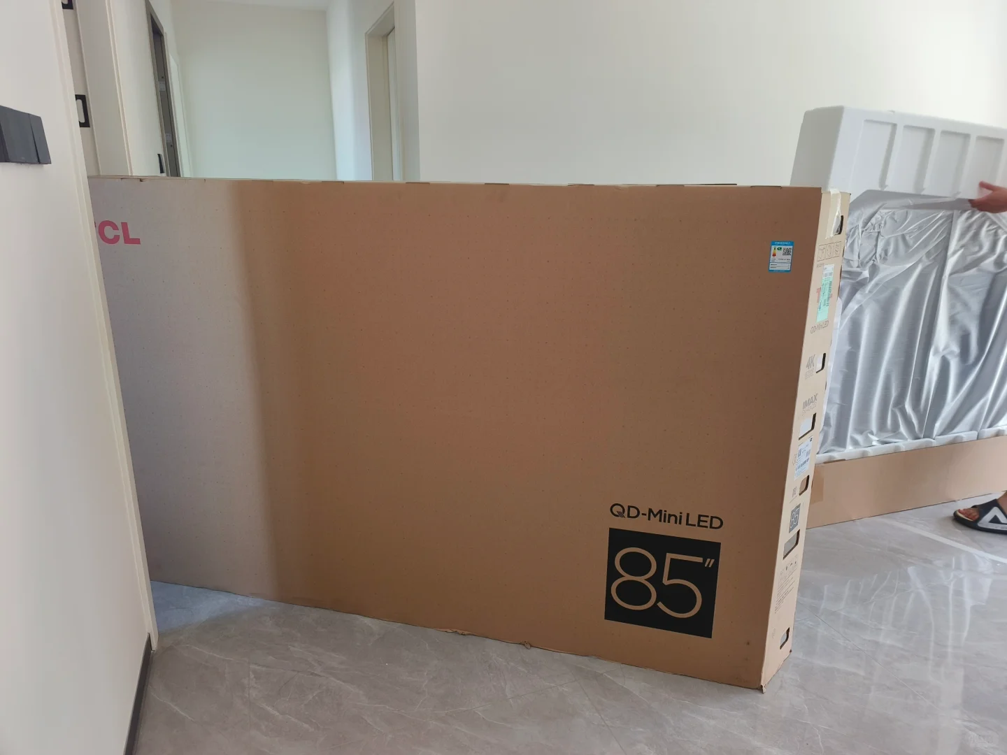 听说电视机包装盒可以卖钱