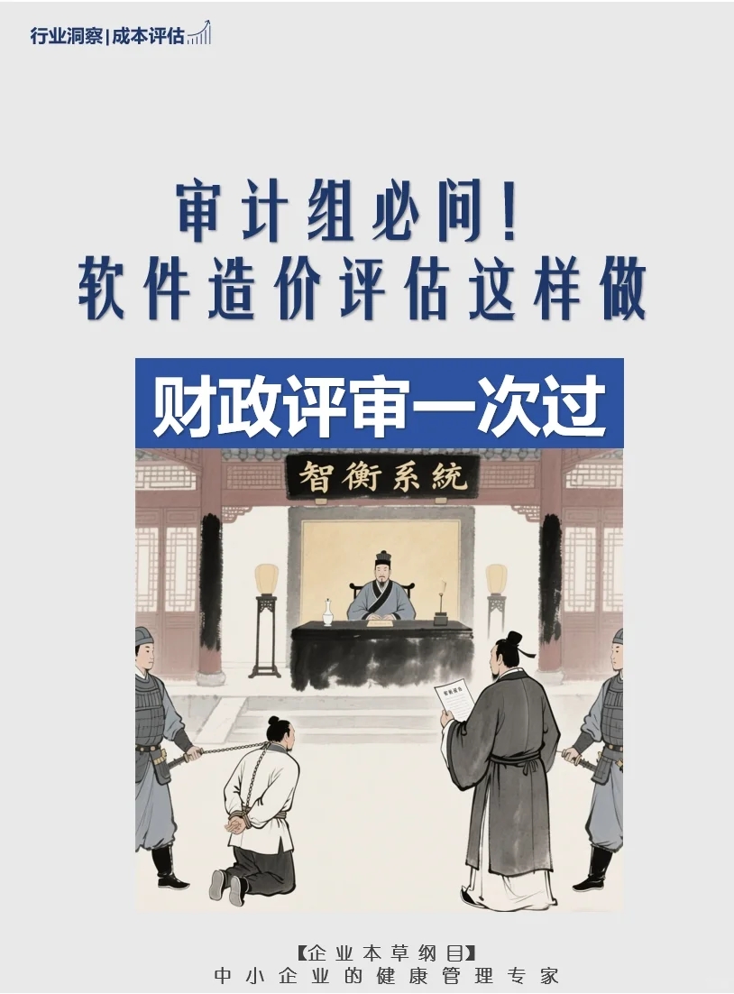 软件造价评估这样做，财政评审一次过