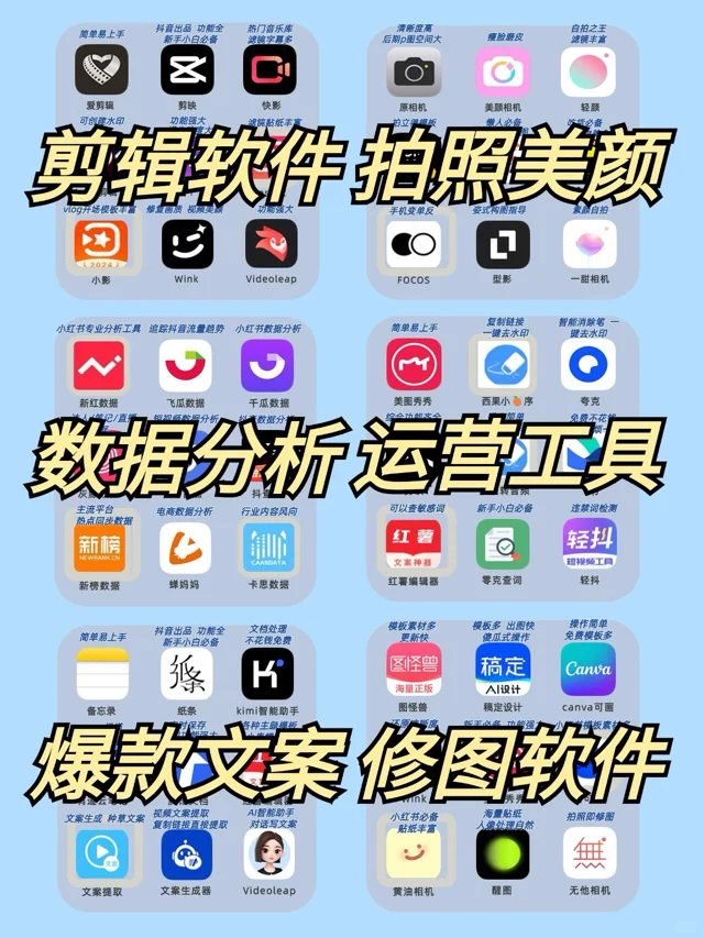 54款新手做小红书的工具！