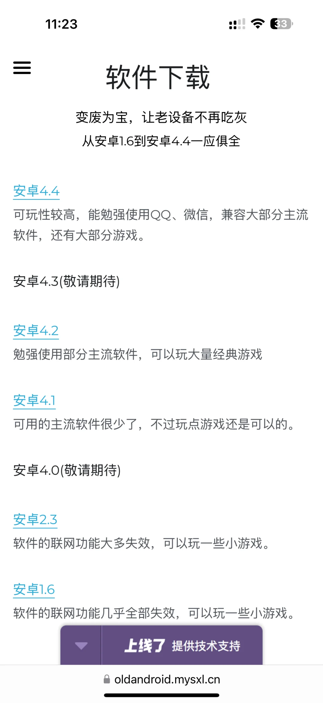 玩老安卓机必备网站！