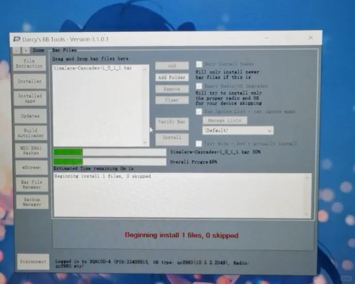 黑莓Q10/20原生软件安装经验分享！