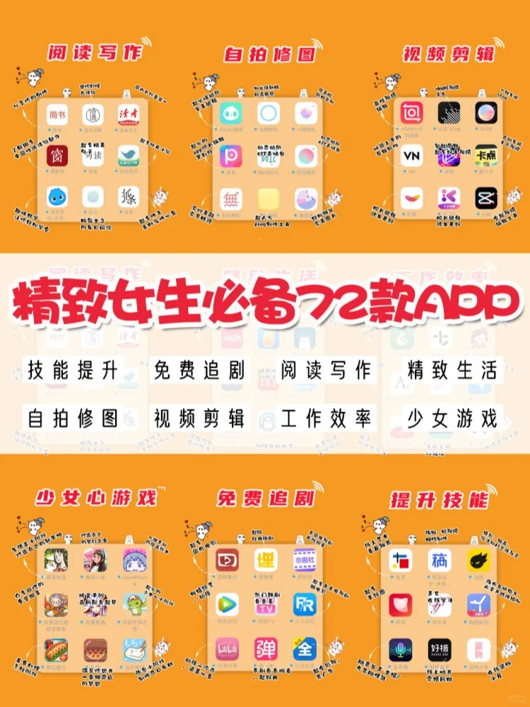 精致女孩手机必备的72款超实用app！