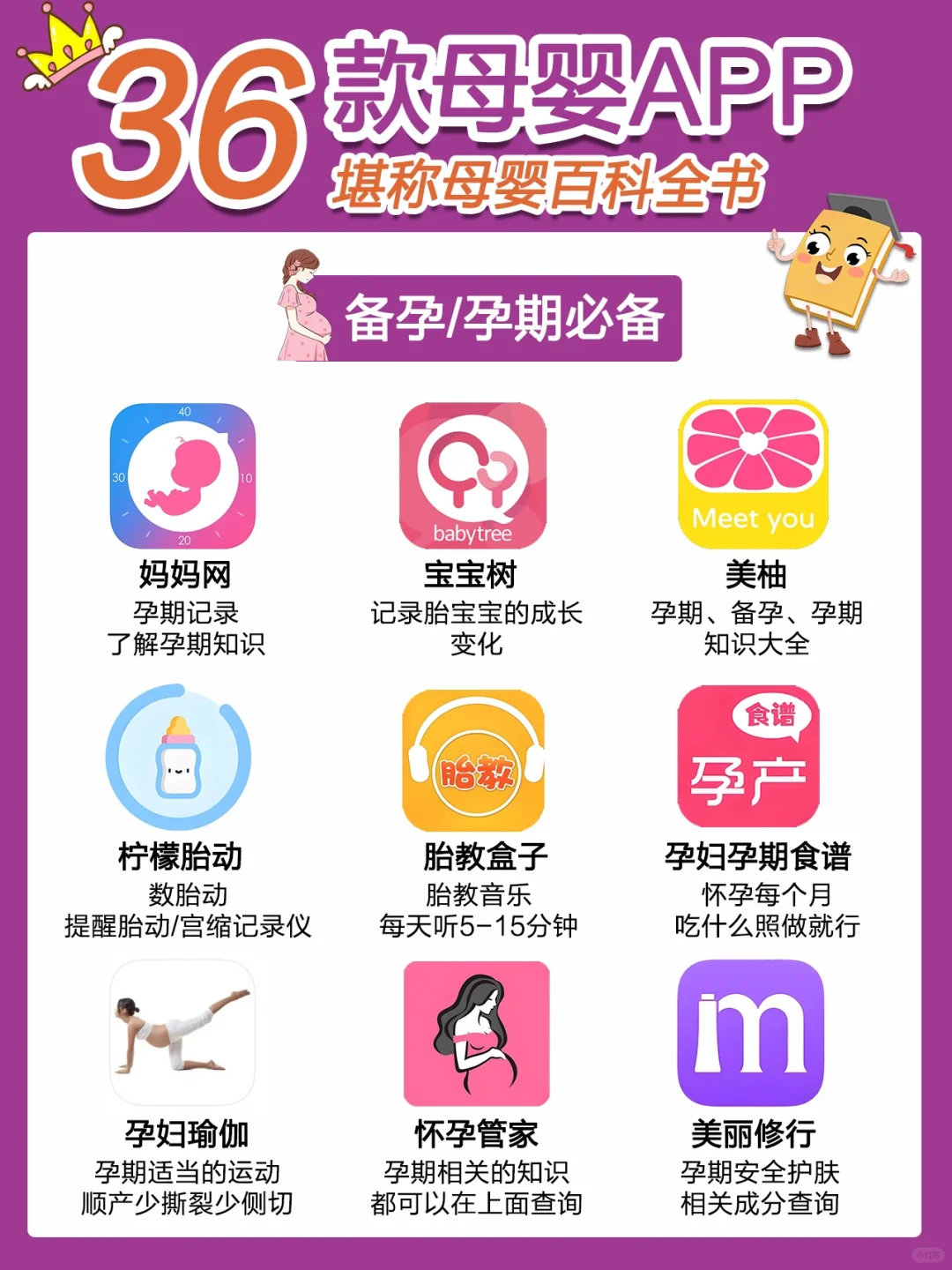 36款母婴育儿APP，新手妈妈必备❗️
