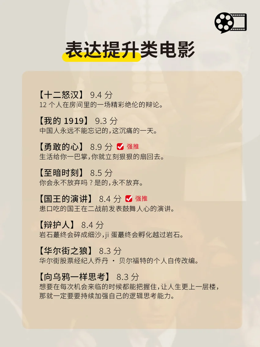 禁止摆烂，必刷的40部电影，让你脑子变快