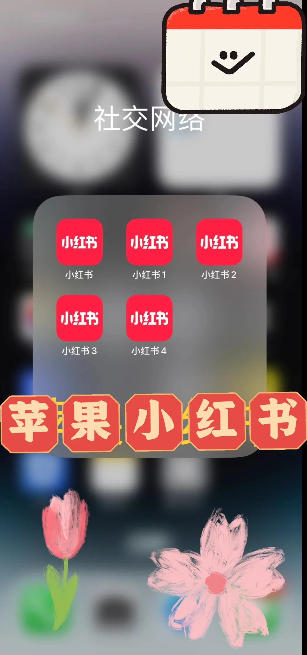 苹果安装多个小红书！