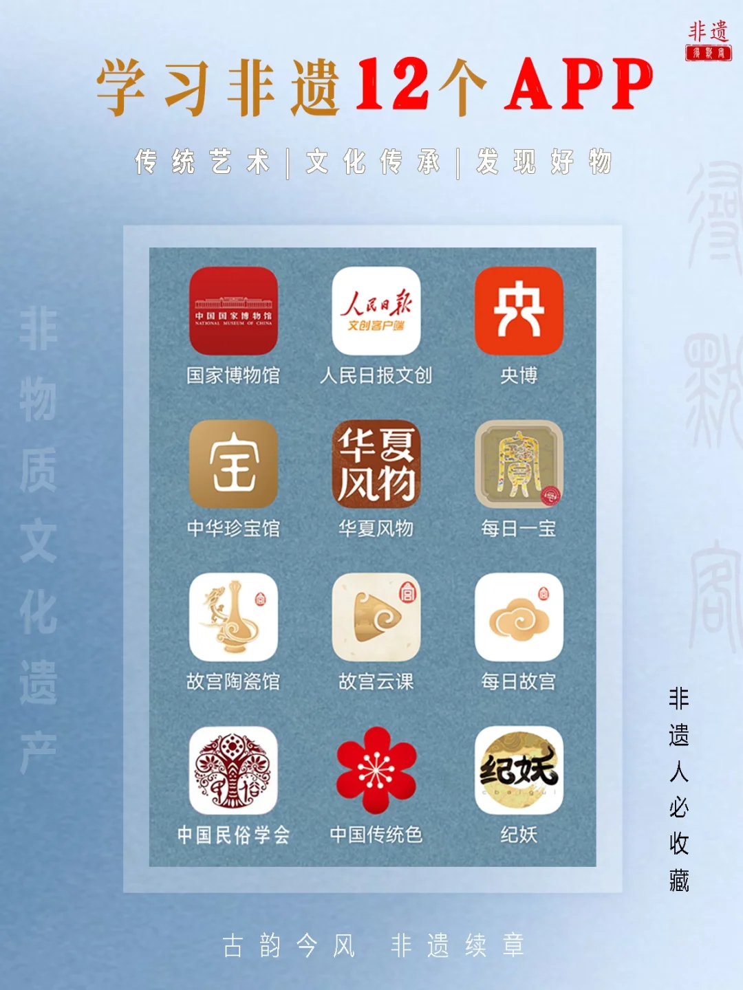 1️⃣2️⃣个文化APP让你爱上非遗文化❗️