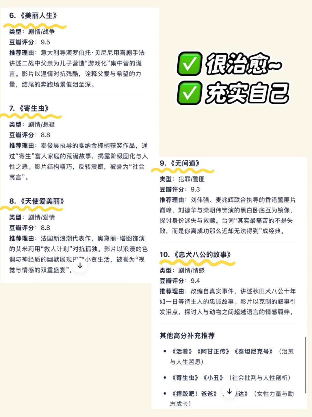 私藏影单📝这10部电影治愈精神内耗