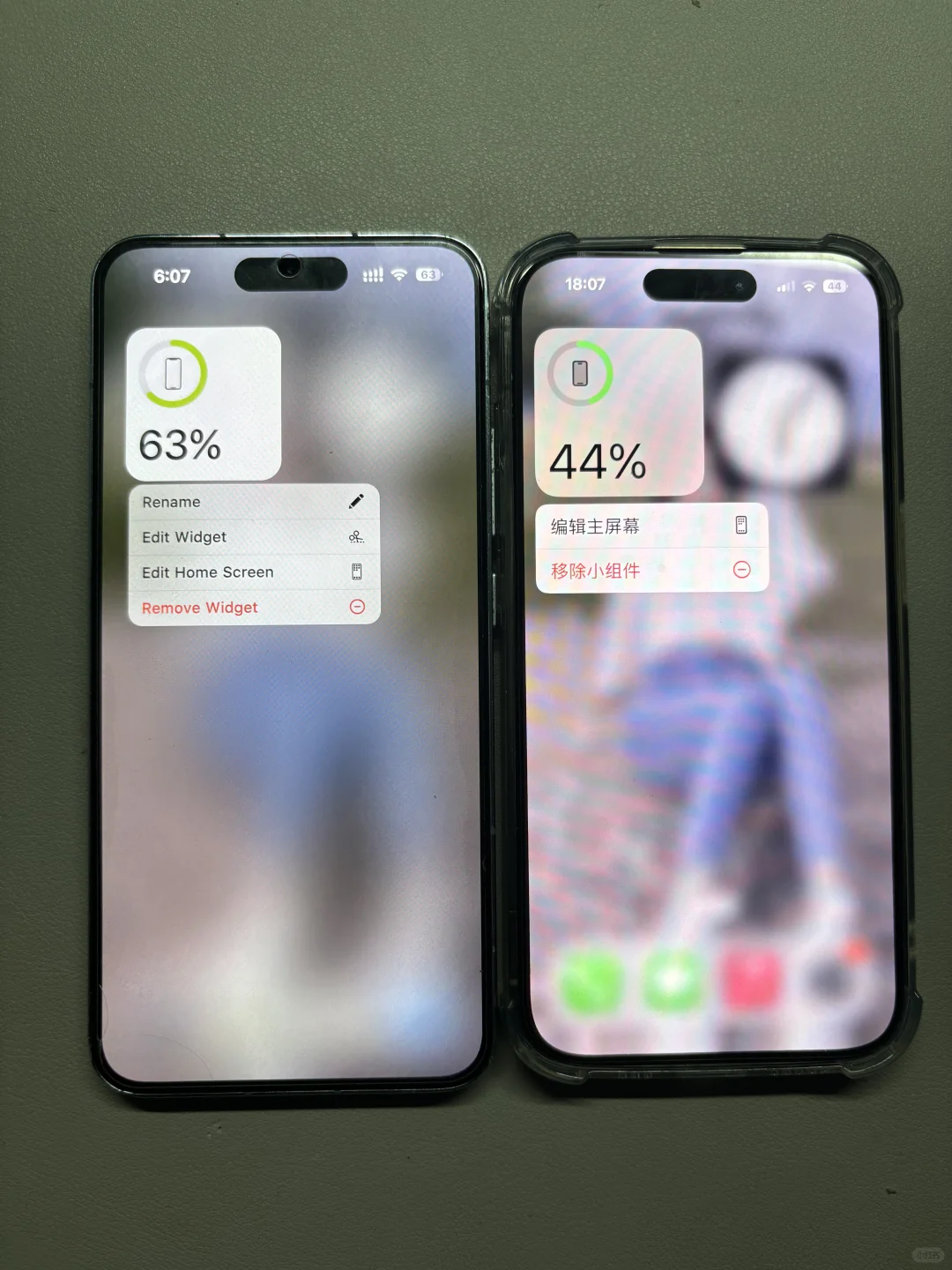 安卓仿苹果主题对比效果