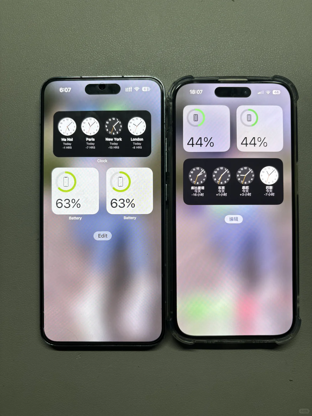 安卓仿苹果主题对比效果