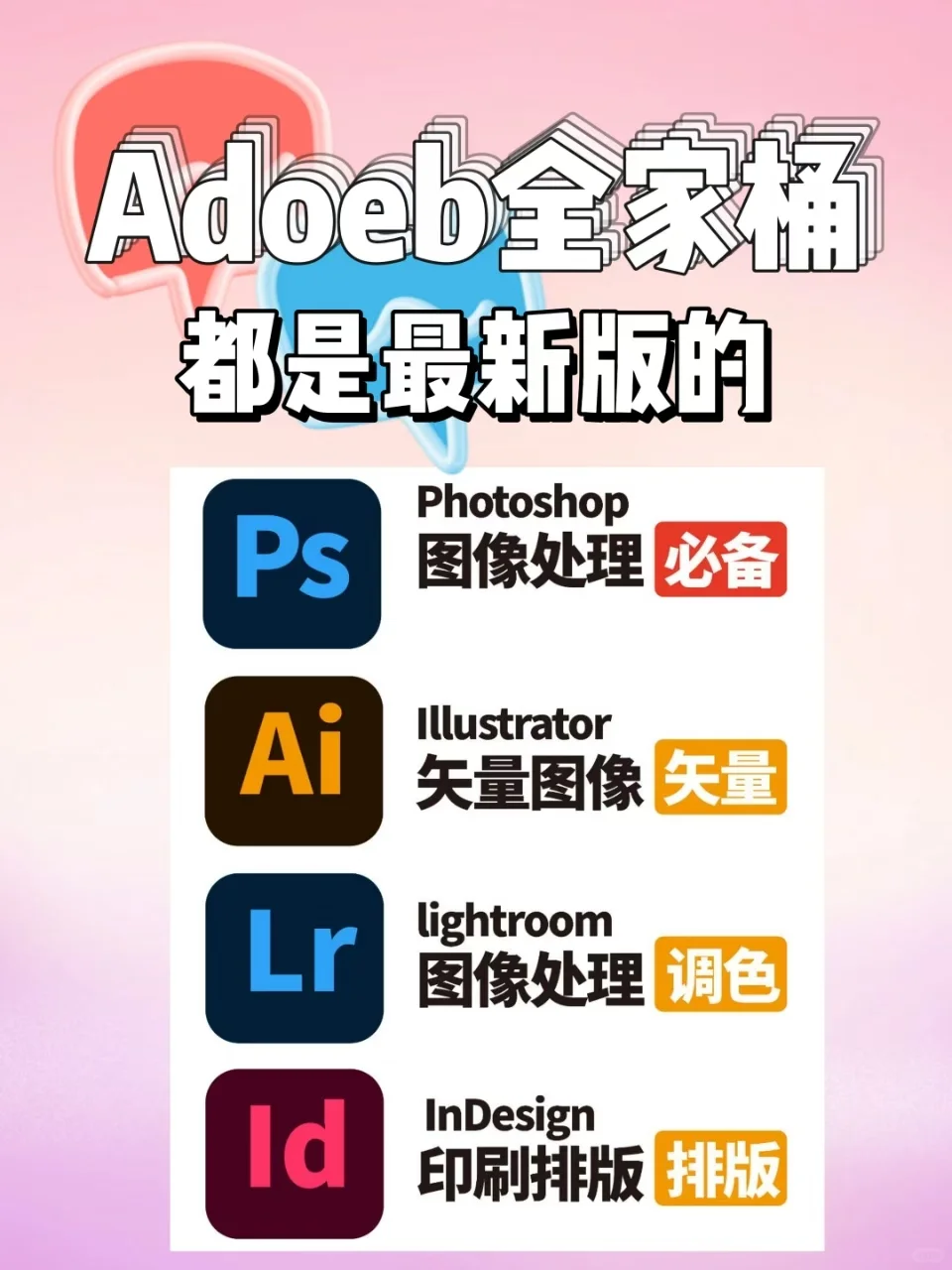 Adobe全家桶2025一键安装版，免费下载！