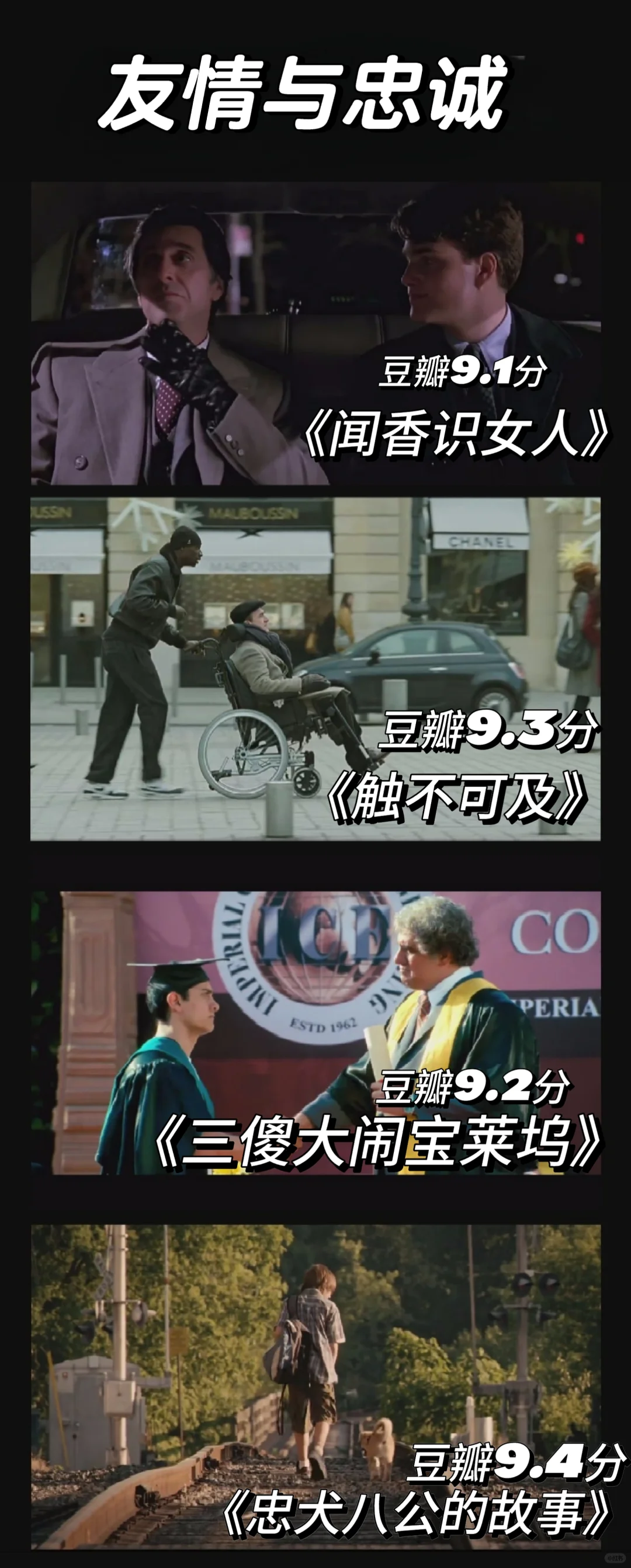 豆瓣经典高分电影推荐