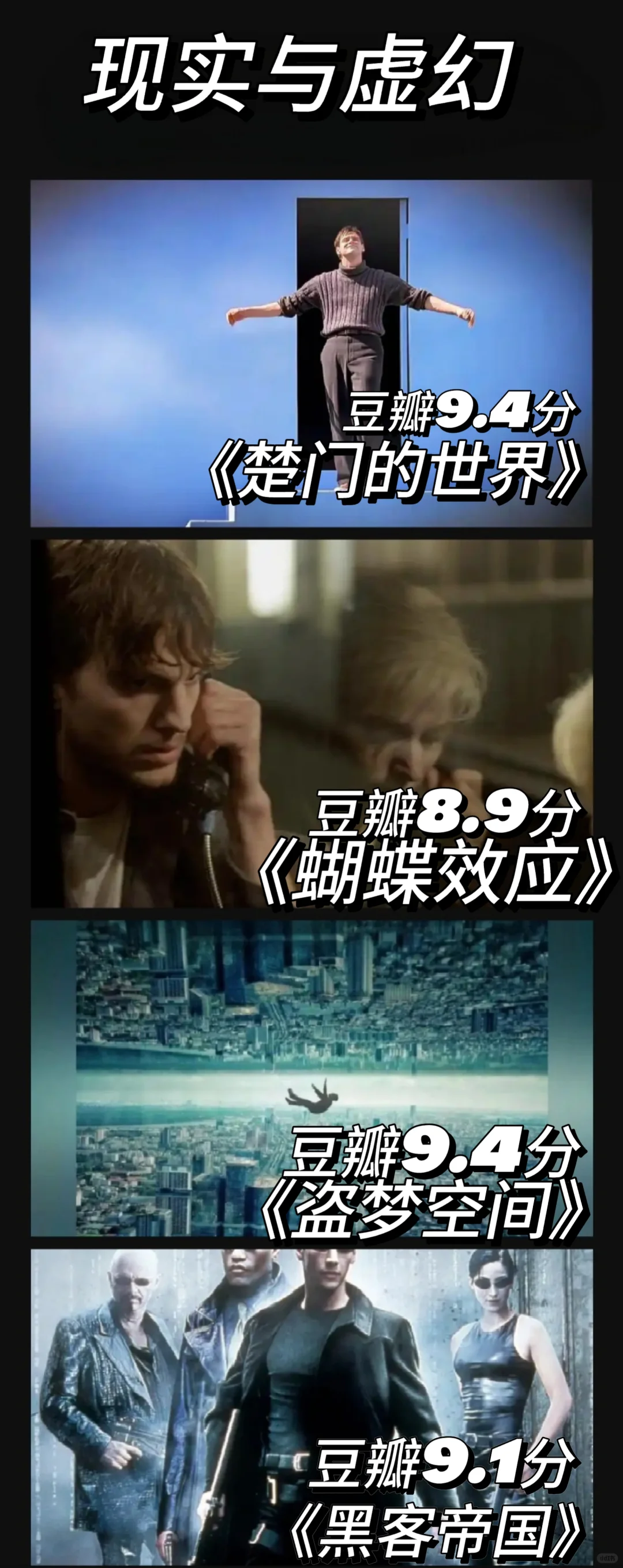 豆瓣经典高分电影推荐